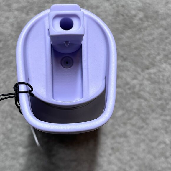 NWT Life is Good Stainless Steel 14 oz Water Bottle Purple Flip Flops Straw New - Picture 8 of 11